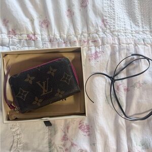 Louis Vuitton Black and Brown Monogram Wallet